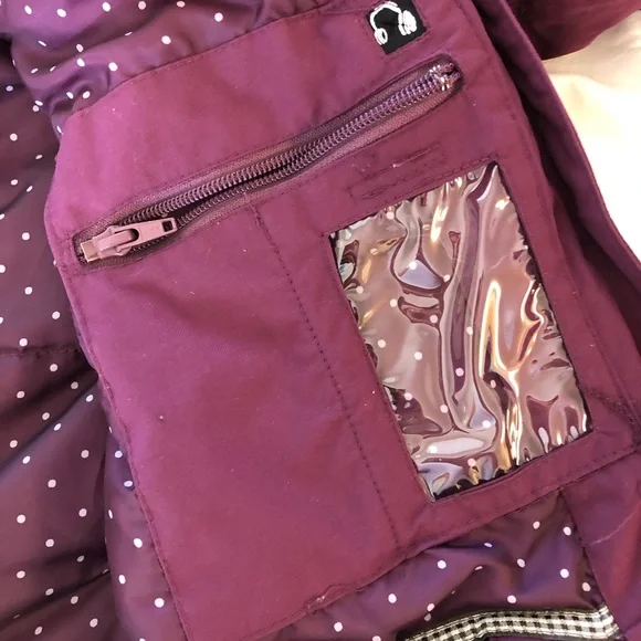 Roxy Purple Snowboard/Ski Jacket, Size Medium - Picture 3 of 10